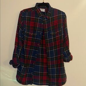 Old Navy Red and Blue Flannel